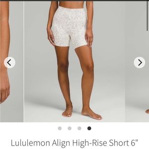 Lululemon Align 6” Shorts